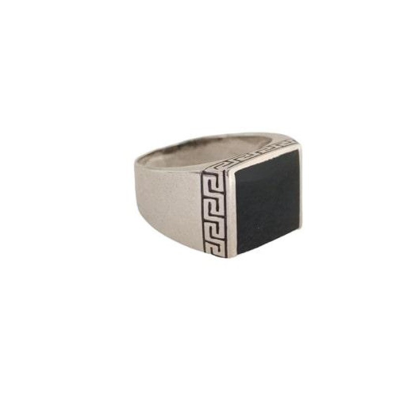 Anel Carnelian Preto TAM24