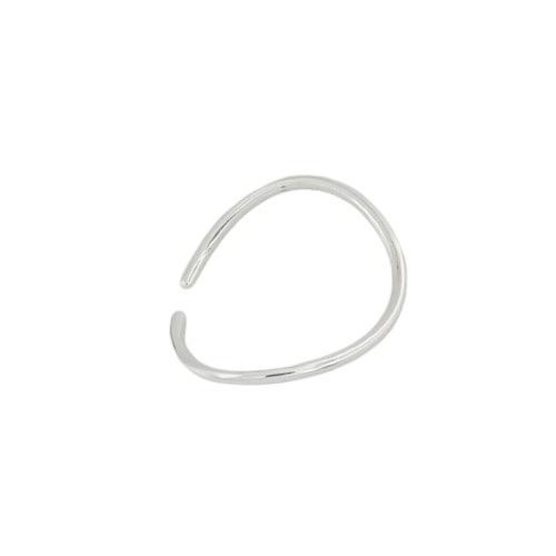 Anel Minimalista Prata 925 Ajustável