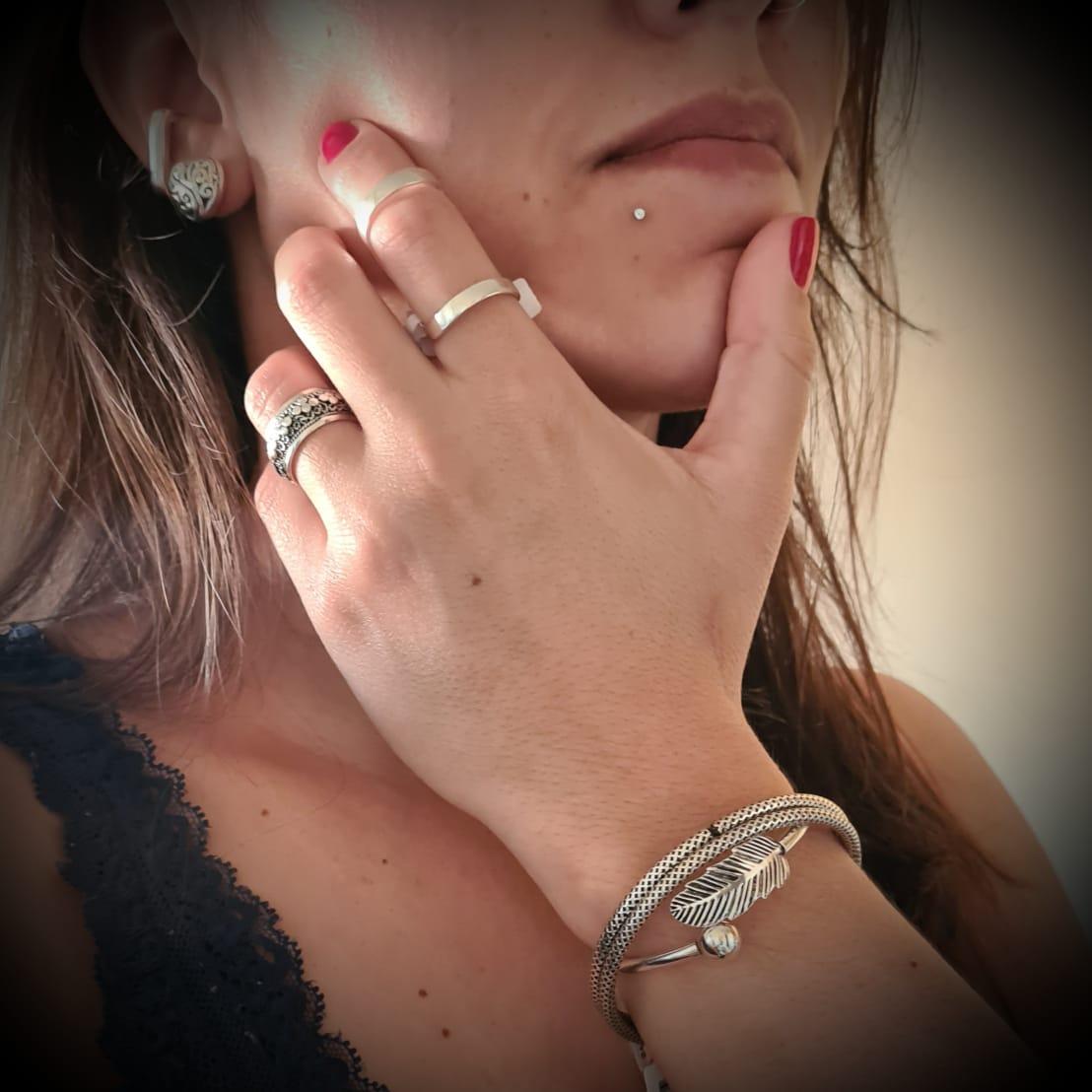 Bracelete Tubo  Folha