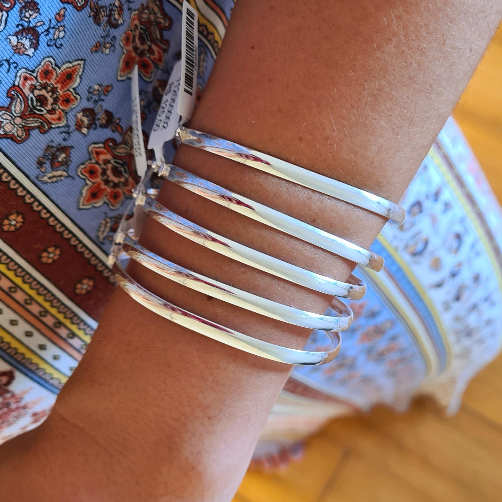 Pulseira Bracelete Algema Grosso