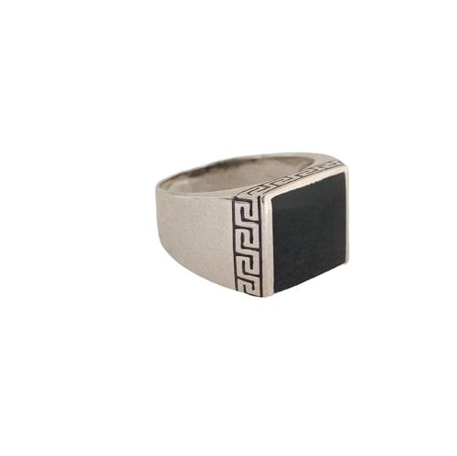 Anel Carnelian Preto TAM24